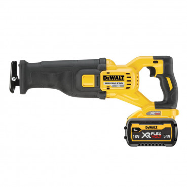 Scie sabre Dewalt 2.0 - XR - sans fil - Flexvolt 54 Volts - 2 batteries Dewalt 2Ah li-ion brushless | DCS389T2-QW