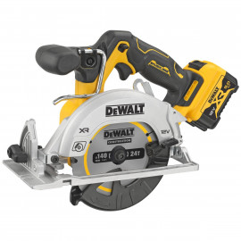 Scie circulaire Dewalt 140mm - XR - sans fil - 12 Volts - 5Ah brushless - 2 batteries Dewalt | DCS512P2-QW