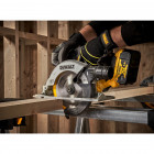 Image du produit : Scie circulaire Dewalt 165mm - XR - sans fil - 18 Volts - 2 batteries Dewalt 5Ah | DCS565P2-QW