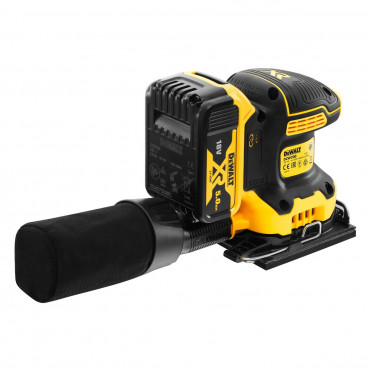 Ponceuse Dewalt 1/4 de feuille - XR - sans fil - 18 Volts - brushless - 2 batteries Dewalt 5Ah | DCW200P2-QW