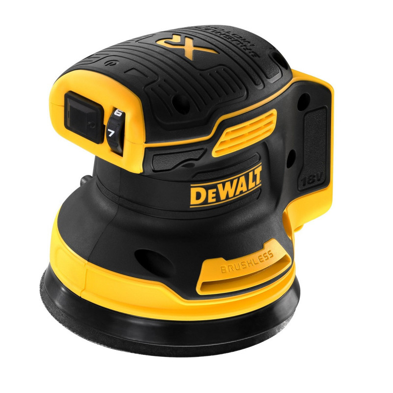 Ponceuse excentrique Dewalt - XR - sans fil - 18 Volts - 125mm brushless - coffret TSTAK | DCW210NT-XJ