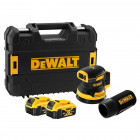 Image du produit : Ponceuse excentrique Dewalt - XR - sans fil - 18 Volts - 125mm 2 x 5Ah li-ion brushless | DCW210P2-QW