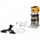 Image du produit : Affleureuse Dewalt - XR - sans fil - 18 Volts - BL 6-8mm | DCW600N-XJ