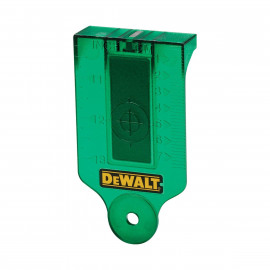 Carte cible avec base magnétique pour laser vert Dewalt | DE0730G-XJ