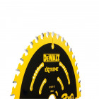 Image du produit : Lame Dewalt pour scie circulaire portative extrême, 165 x 20mm - 40 dents | DT10301-QZ