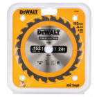 Image du produit : Lame Dewalt pour scie circulaire portative construction 152 x 20mm - 24 dents | DT1930-QZ