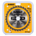 Image du produit : Lame Dewalt pour scie circulaire portative construction 184 x 30mm - 30 dents | DT1942-QZ