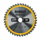 Image du produit : Lame Dewalt pour scie circulaire portative construction 235 x 30mm - 40 dents | DT1955-QZ