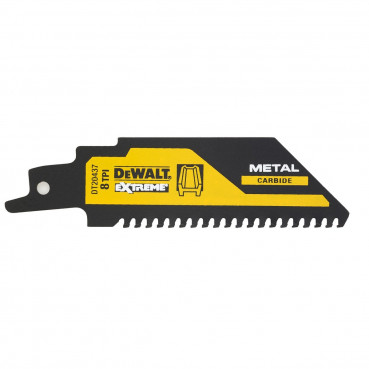 Lame Dewalt Dewalt pour scie sabre carbure 102mm métal 8TPI 1pk | DT20437-QZ