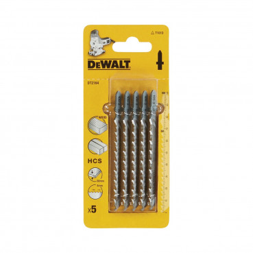 Lame Dewalt pour scie sauteuse bois HCS profondeur de coupe inférieur 60mm attache en T | DT2164-QZ