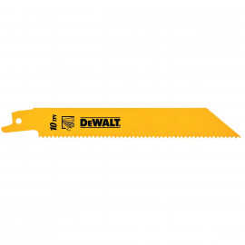 Lame Dewalt pour scie sabre BIM pour la coupe du bois avec métal 152mm | DT2345-QZ