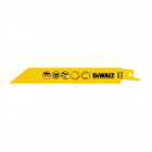 Image du produit : Lame Dewalt pour scie sabre BIM pour la coupe du métal 152mm profondeur inférieur 8mm | DT2361-QZ