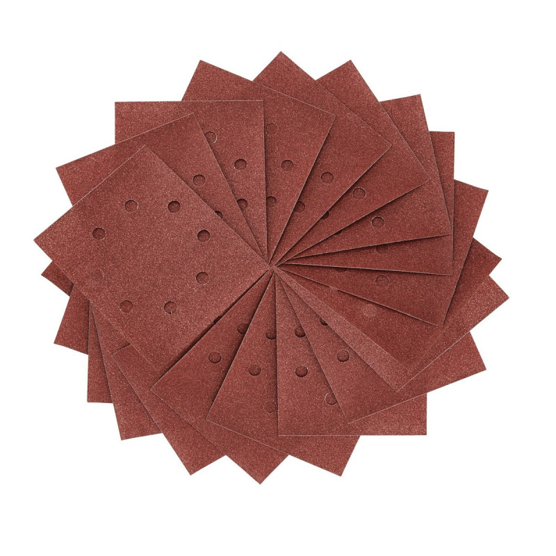 1/4 feuille abrasive, papier à poncer pour ponceuse vibrante Grain 100 - 8 trous 115 x 140mm Dewalt | DT3014-QZ