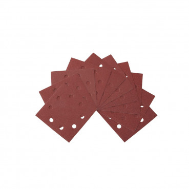 1/4 feuille abrasive, papier à poncer pour ponceuse vibrante Grain 60 - 8 trous 115 x 115mm Dewalt | DT3021-QZ