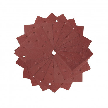 1/4 feuille abrasive, papier à poncer pour ponceuse vibrante Grain 40 - 8 trous 115 x 115mm Dewalt | DT3030-QZ