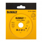 Image du produit : Disque diamant pour scie à carrelage portative DWc410 pour applications générales à sec ou à l'eau 110 x 20mm Dewalt | DT3714-QZ