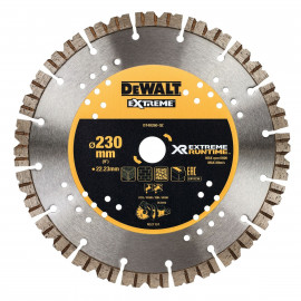 Disque diamant extrême runtime pour le béton 230 x 22.2mm Dewalt | DT40260-QZ