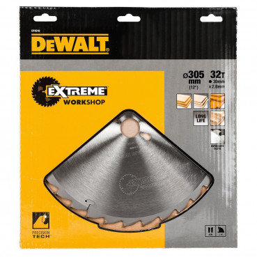 Lame Dewalt pour scie circulaire stationnaire extrême workshop 305 x 30mm - 32 dents | DT4210-QZ