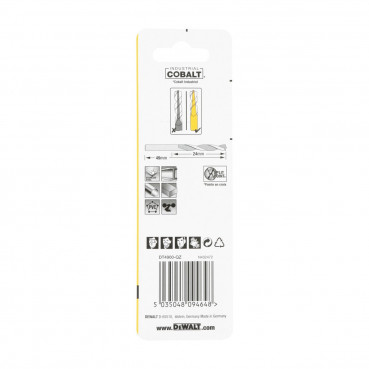 Foret métal hss-co extrême 2 x 24 x 49mm Dewalt | DT4900-QZ