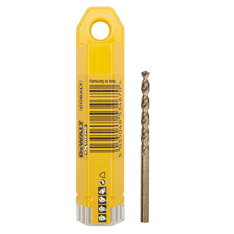 Foret métal hss-co extrême 10 pièces 5.5 x 57 x 93mm Dewalt | DT4932-QZ