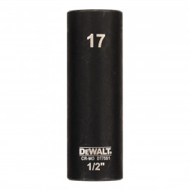 Douilles Impact à chocs diamètre 17mm 1/2" Dewalt | DT7551-QZ