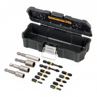 Image du produit : Coffret MagBox magnétique impact torsion avec embouts 25mm et 50mm Dewalt | DT7919T-QZ