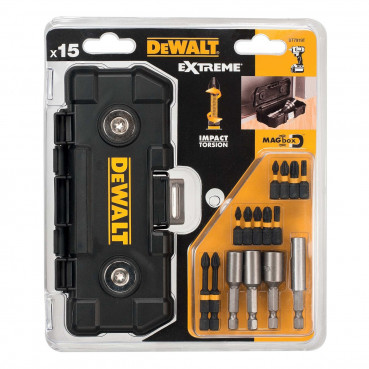 Coffret MagBox magnétique impact torsion avec embouts 25mm et 50mm Dewalt | DT7919T-QZ