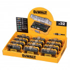 Image du produit : Présentoir de 12 coffrets de 32 pièces avec embouts 25mm Dewalt | DT7969M-QZ