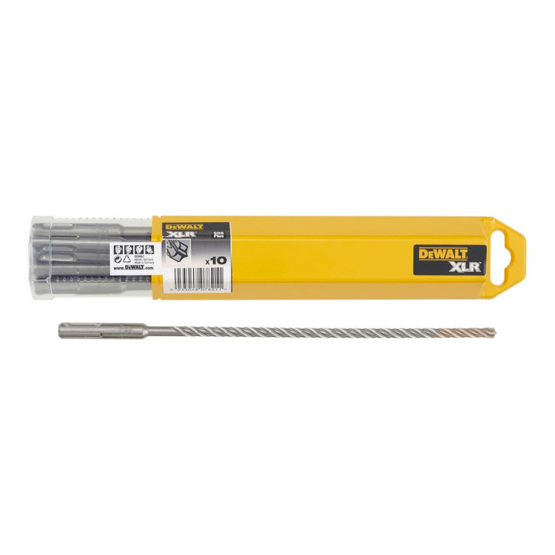 Foret béton sds-plus XLR 4 taillants par 10 pièces - 5 x 100 x 160mm Dewalt | DT8951-QZ