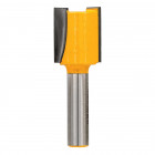 Image du produit : Fraise à rainurer pour défonceuse - 2 taillants 8 x 18mm longueur de travail 20mm Dewalt | DT90009-QZ