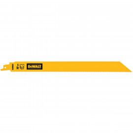 Lame Dewalt 304mm - 10TPI pour scie sabre (récipro) BIM pour la coupe du métal épais | DT90389-QZ