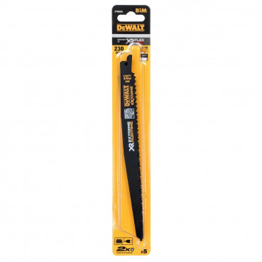 Lame Dewalt pour scie sabre - XR - sans fil - runtime pour la coupe du bois 230mm | DT99555-QZ