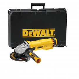 Meuleuse Dewalt 1400 Watts - 125mm - interrupteur glissière - coffret | DWE4237K-QS