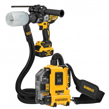 Aspirateur Dewalt portable - XR - sans fil - 18 Volts - 2Ah li-ion brushless | DWH161D1-QW