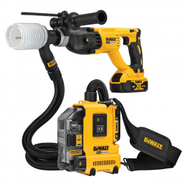 Aspirateur Dewalt portable - XR - sans fil - 18 Volts - 2Ah li-ion brushless | DWH161D1-QW