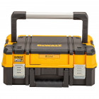 Image du produit : Coffret TSTAK ip54 petite contenance avec organiseur supérieur et longue poignée supérieure Dewalt | DWST83344-1