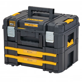 Dewalt kit TSTAK 2 pièces : petit coffret + tirroir | DWST83395-1