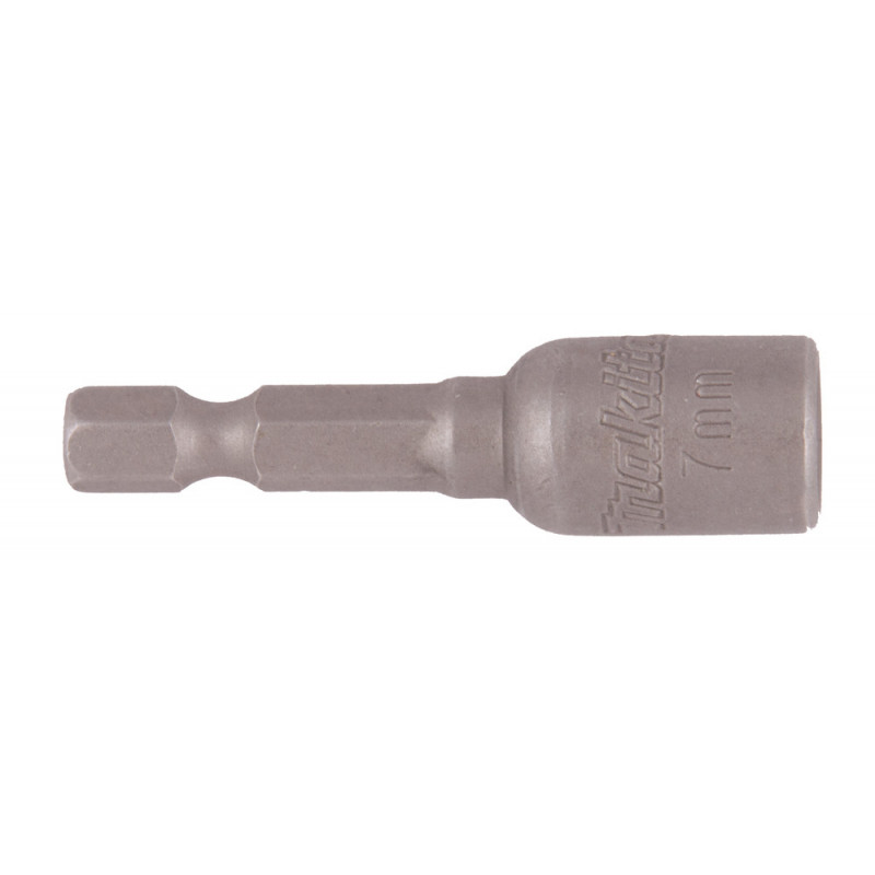 Douille de vissage magnétique pour visseuse Hexa 1/4" - 7mm - longueur totale 50mm - 1 pièce(s) Makita | B-38700