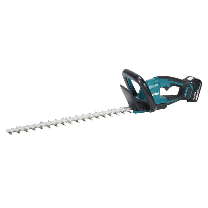 Taille-haie Makita LXT 18 Volts - sans fil Lithium (Li-Ion) - 3 Ah - 52cm - (1 batterie) - section de coupe maxi 20mm - longueur 500mm - poids 2,5kg | DUH506RF