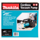 Image du produit : Pompe à vide LXT 18 Volts - sans fil Li-Lithium (Li-Ion) x2 - (Produit seul) - débit 113 litres par minutes - poids 8,2kg Makita | DVP181ZK