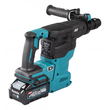 Perforateur burineur Makita SDS-Plus XGT 40 Volts MAX Lithium (Li-Ion) - 4 Ah - 30mm - 3,9 J - force de frappe 3,9 joules - poids 4,6kg | HR009GM202