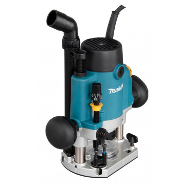 Défonceuse Makita 1 100 Watts - 6 / 6,35 / 8mm - 1100 Watts - capacité de plongée 0 - 57mm - pince diamètre 8mm - poids 3,3kg | RP1111CJ