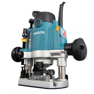 Défonceuse Makita 1 100 Watts - 6 / 6,35 / 8mm - 1100 Watts - capacité de plongée 0 - 57mm - pince diamètre 8mm - poids 3,3kg | RP1111CJ