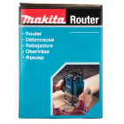 Image du produit : Défonceuse Makita 12 / 12,7mm - 1 850 Watts - 1850 Watts - capacité de plongée 0 - 70mm - pince diamètre 12mm - poids 6,2kg | RP1802XJ