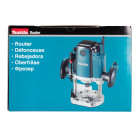 Image du produit : Défonceuse Makita 12 / 12,7mm - 1 850 Watts - 1850 Watts - capacité de plongée 0 - 70mm - pince diamètre 12mm - poids 6,2kg | RP1802XJ