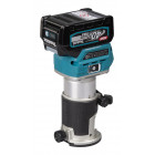 Image du produit : Affleureuse-défonceuse Makita XGT 6 et 8mm - 40 Volts MAX - sans fil Lithium (Li-Ion) - 4 Ah - poids 2,2kg - capacité de plongée 0 - 40mm - pince diamètre 6 / 8mm | RT001GM208