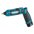 Image du produit : Tournevis Makita à chocs 7,2 Volts - sans fil Lithium (Li-Ion) - 1,5 Ah - 25 Nm - charge moyenne 35min | TD022DSE