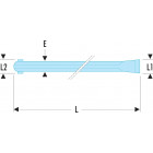 Image du produit : Pince à décoffrer - longueur 495mm Facom | 1260.50