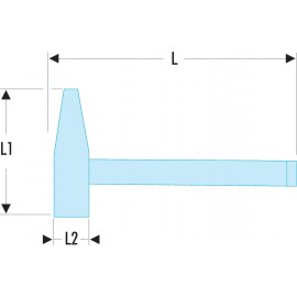 Marteau de mécanicien Facom - 122 x 27mm | 205H.50