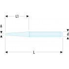 Image du produit : Chasse-clous Facom - 8mm - longueur 120mm - outil professionnel | 247.8